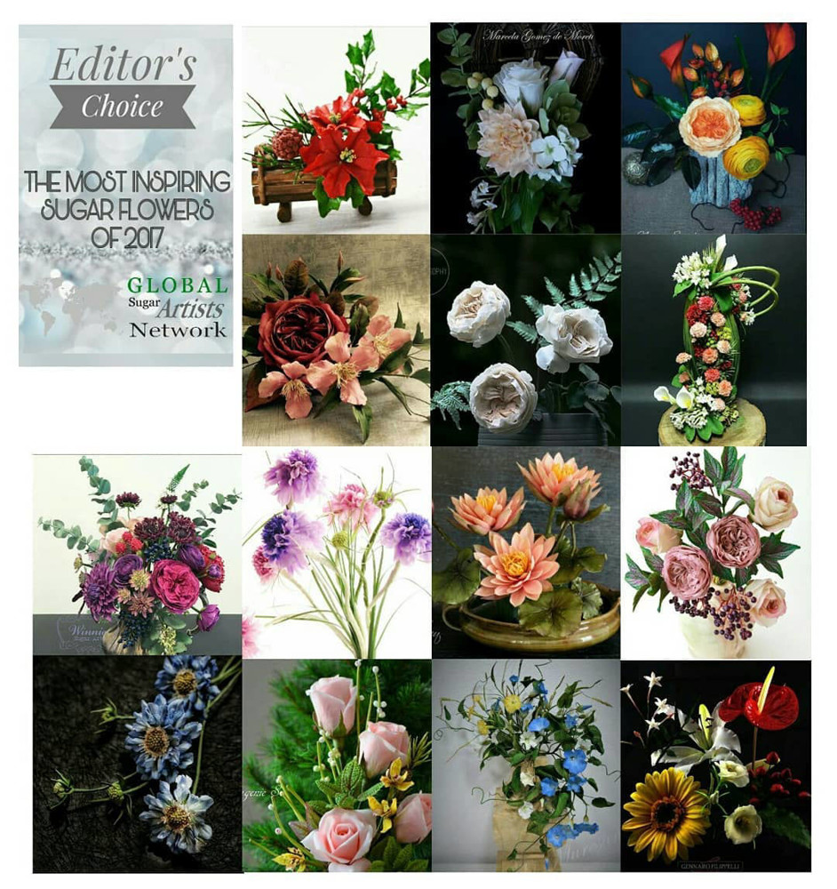 Buchetul de zorele, inclus in selectia anuala realizata de Global Sugar Artists Network