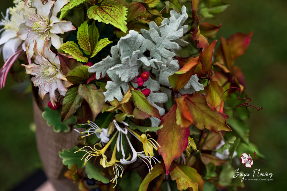 Parte din florile realizate pentru Cake International 2019 (Birmingham)